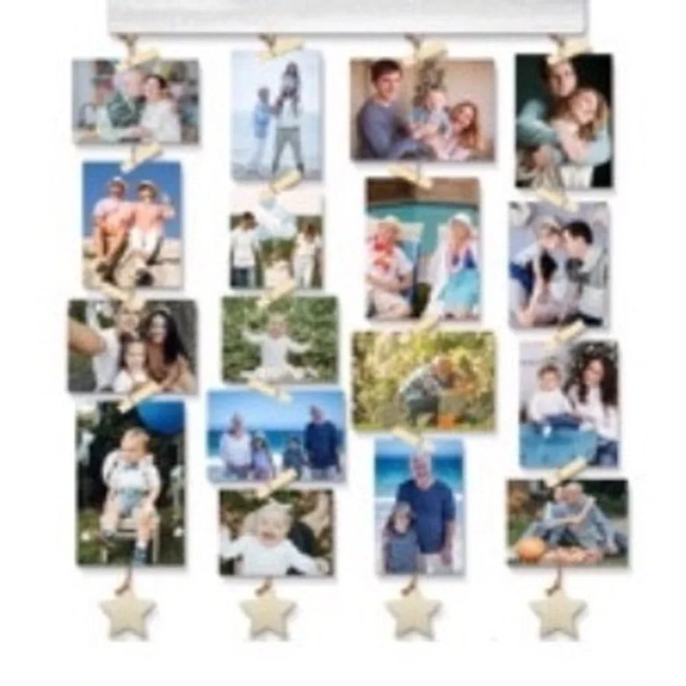 Look What I Made Family Picture Frames Collage Wall Decor Gray‎ Rustic